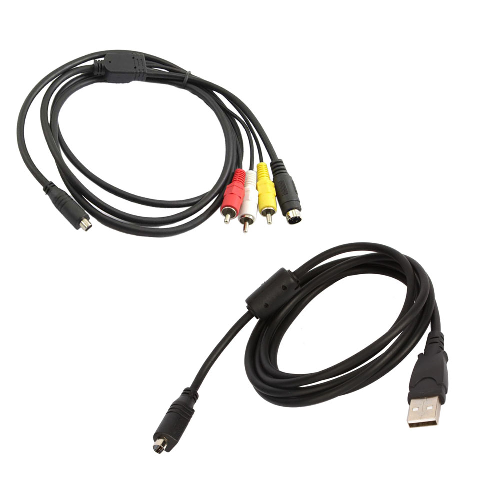 AV Cable for Sony Handycam Camcorder DCRDVD605 DVD605E + DCR SR40/E